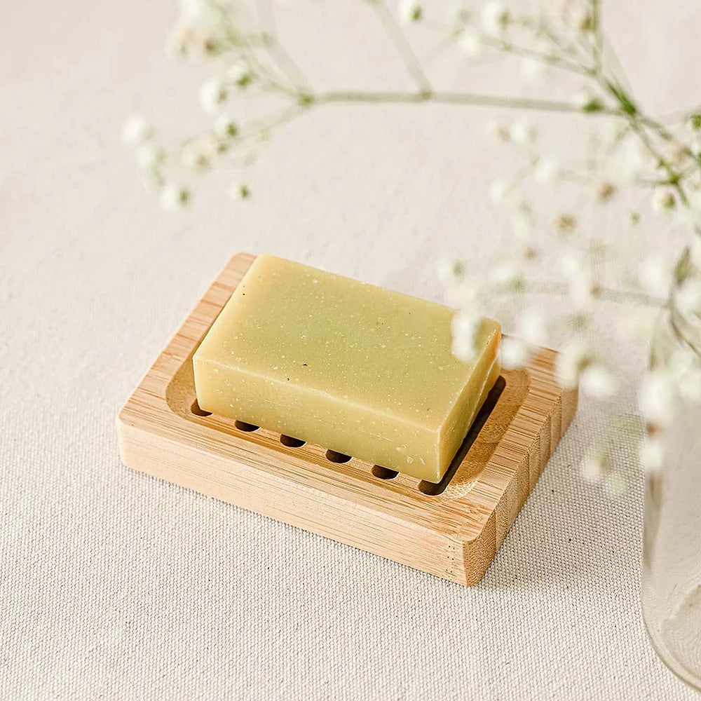 Block Wooden Soap Dish
