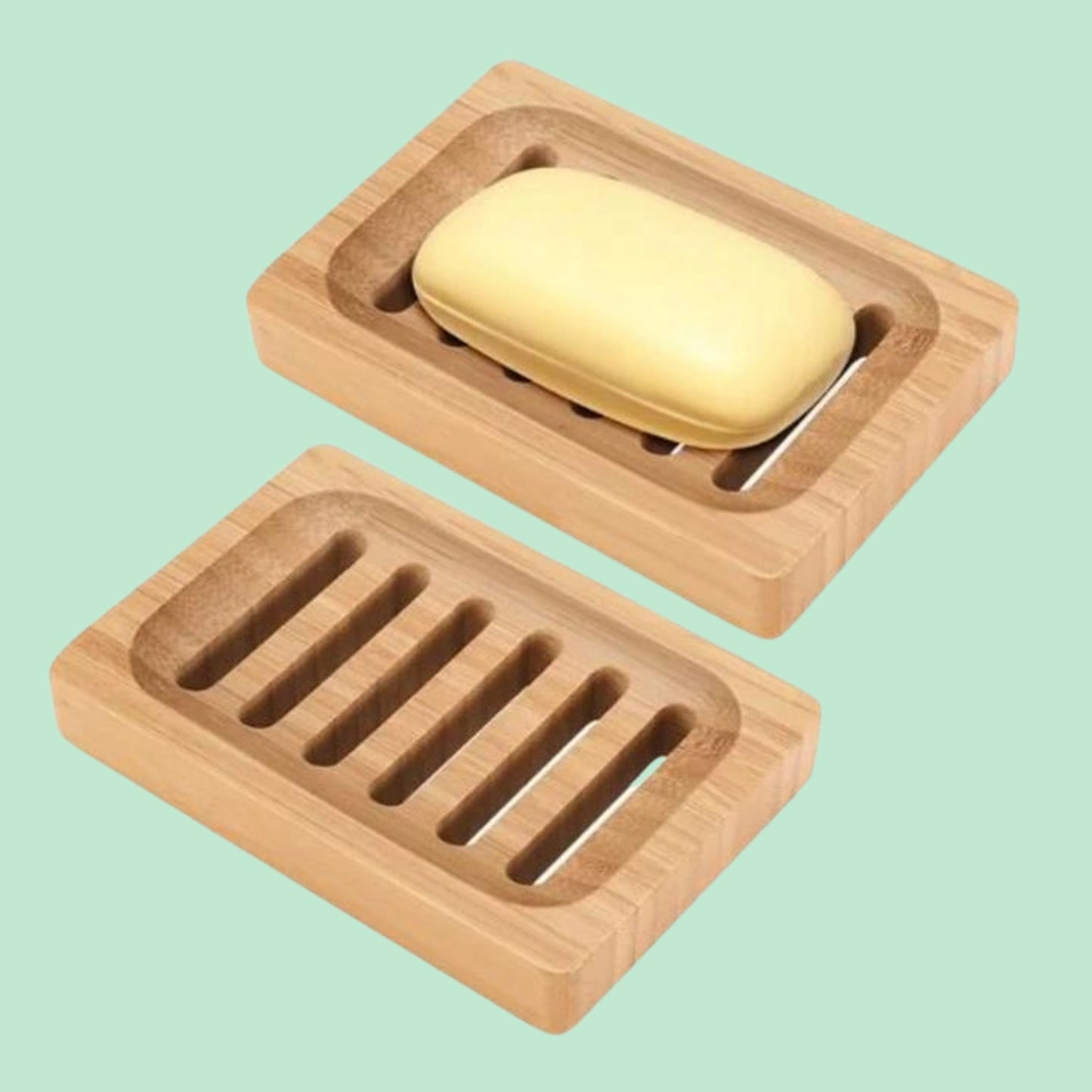 Block Wooden Soap Dish